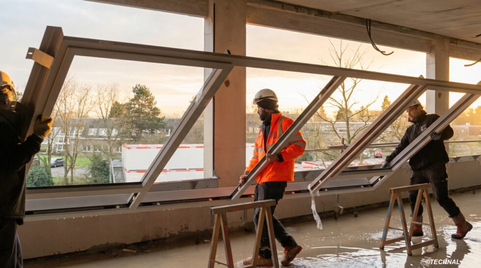 À Rennes, de l’aluminium recyclé Technal pour réduire l’empreinte carbone