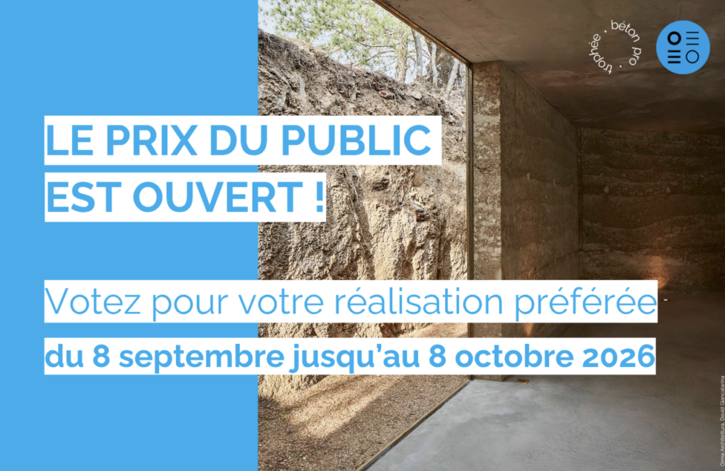 Trophée béton Pro : 151 projets soumis au vote du public